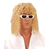 Peruk - WIDMANN - Sångare Popo Man - Gul - År 70> Peruker