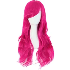 Peruk Anime lång lockig peruk 70CM (Peachblow)> Peruker