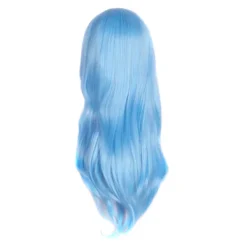 Peruk Anime lång lockig peruk 70CM (himmelblå)> Peruker