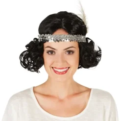 tectake Peruk Charleston med hårband> Peruker