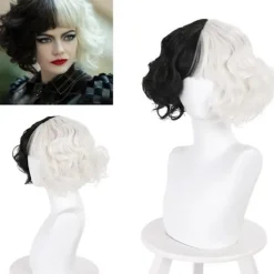 Peruk Cruella De Vil Kuila Halloween Cosplay - hög kvalitet 3><noscript><img width=