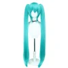 Peruk Hatsune Miku Peruk 110CM (Sjöblå)> Peruker