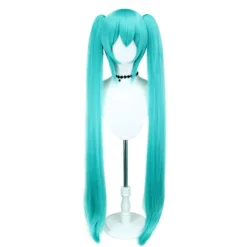 Peruk Hatsune Miku Peruk 110CM (Sjöblå)> Peruker