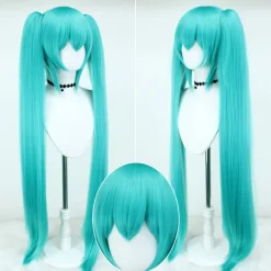 Peruk Hatsune Miku Peruk 110CM (Sjöblå)> Peruker