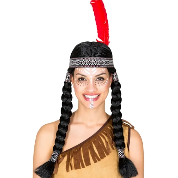 tectake Peruk Indiankvinna> Peruker