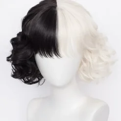 Peruker Cruella De Vil Kuila Cosplay - i lager> Peruker