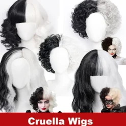 Peruker Cruella De Vil Kuila Cosplay y><noscript><img width=