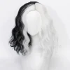 Peruker Cruella De Vil Kuila Cosplay W> Peruker