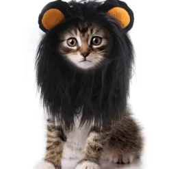 Peruker för hundar, rolig hund cosplay huvudbonad för små medelstora hundar klä ut sig till Halloween> Huvudbonader