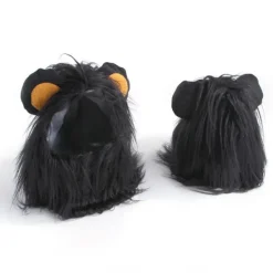 Peruker för hundar, rolig hund cosplay huvudbonad för små medelstora hundar klä ut sig till Halloween><noscript><img width=