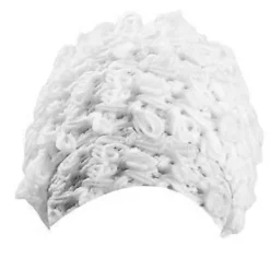 Perukmössa för småbarn, handgjord rolig stickad mössa för vinter Halloween-festdräkt (Vit)><noscript><img width=