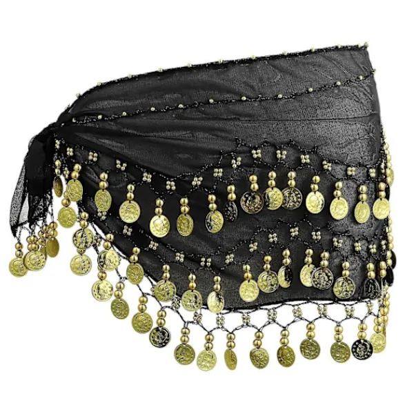 Piratkostym för damer Magdansös Kjol Piratkedja Bälte Magduk Magdans Kjol Magkjol Magdansbyxor> Tillbehör