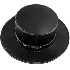 Plague Doctor Black Death Mask Läder Halloween Steampunk Pu Carnival Cosplay Vuxen De Peste Vuxen Glasögon Mask Grim Reaper> Masker