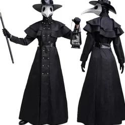 Plague Doctor Kostym med set XL><noscript><img width=