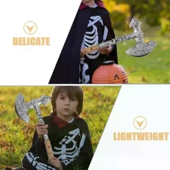 Plastmaterial Livsliknande Simulerad Falsk Yxa Rekvisita Kostymtillbehör Scenföreställning Dekor Halloween Cosplay Prydnadskostymer><noscript><img width=