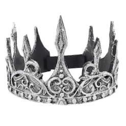 Plasttiara Krona Män Kungakrona Vuxen Halloween Krono Mjukt Hårband Kostym Huvudbonad> Huvudbonader