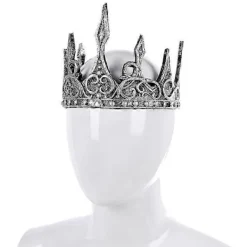 Plasttiara Krona Män Kungakrona Vuxen Halloween Krono Mjukt Hårband Kostym Huvudbonad> Huvudbonader