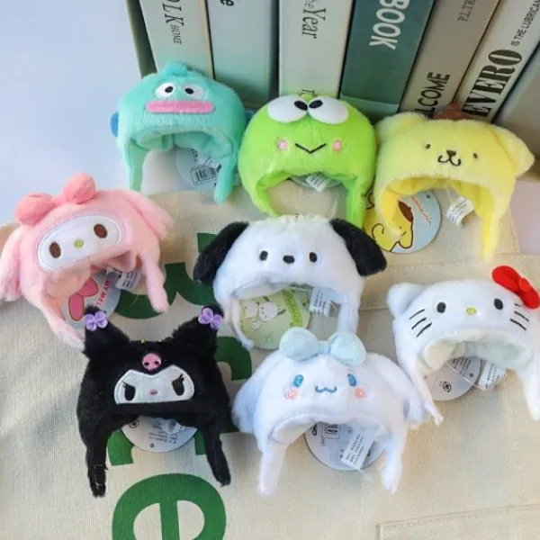 Plysch Huvudskydd Pendel Cross-Dressing Hatt Docka - spotförsäljning 6 6> Huvudbonader