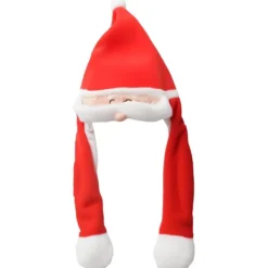 Plysch Öron Rörlig Hoppande Hatt - Söt Fluffig Interaktiv Djuröronmössa, Mjuk Varm Huvudbonad för Vintern, Cosplay & Present till Barn/Tonåringar/> Huvudbonader