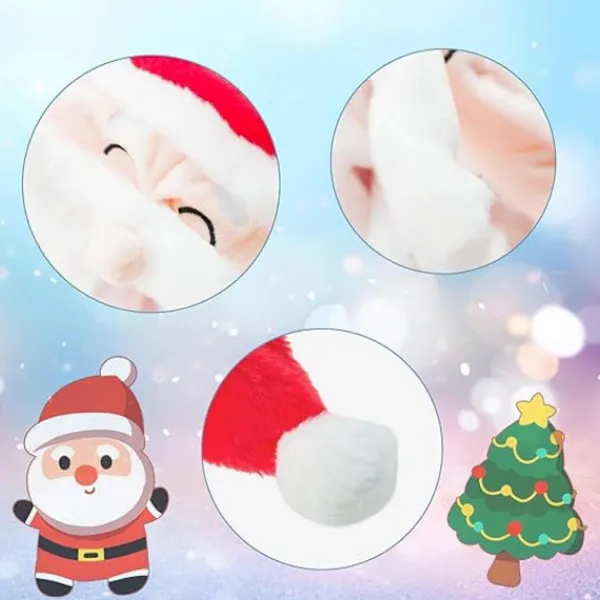 Plysch Öron Rörlig Hoppande Hatt - Söt Fluffig Interaktiv Djuröronmössa, Mjuk Varm Huvudbonad för Vintern, Cosplay & Present till Barn/Tonåringar/> Huvudbonader