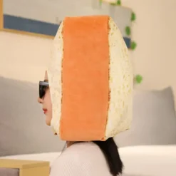 CL Plysch Toast Bröd Selfie Prop Hatt Kostym Tillbehör><noscript><img width=