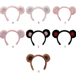 Plyschdjur Björnöron Huvudband Cosplay Lilota Handgjorda Huvudbonader Hårrekvisita> Huvudbonader