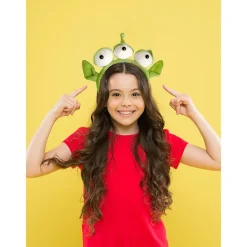 unbranded Plyschhuvudband med tre ögon för barn och vuxna, roligt och sött tillbehör för cosplay och kostymer> Huvudbonader