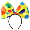 Polkadot Clown Hårband för Vuxna Barn Cosplay Party Kostym Rollspel Clown Huvudbonad Halloween Kostymtillbehör En Rosett Hårband> Huvudbonader
