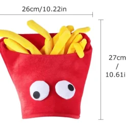 Pommes frites hatt - Cosplay kockdräkt - Huvudband för Halloween, karneval, fest - Fotorekvisita> Huvudbonader