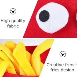 Pommes frites hatt - Cosplay kockdräkt - Huvudband för Halloween, karneval, fest - Fotorekvisita><noscript><img width=