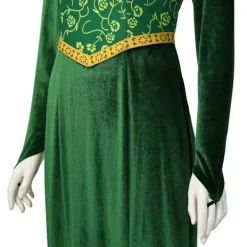 WAIDFU Prinsessan Fiona Klänning Halloween Fancy Grön Klänning, Festdräkt Rollspel för Vuxen 3XL><noscript><img width=