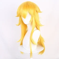 Prinsessan Peach Peruk för Flickor Cosplay Halloween Kostym> Peruker