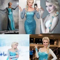 Prinsessperuk för flickor blond cosplay peruk flätad peruk cosplay peruk för flickor, syntetiskt hår flickors blonda peruk för kostymfest halloween peruk | Fyndiq><noscript><img width=