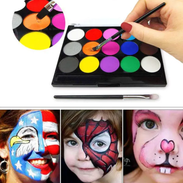 Professionell 36 färger Ansiktsmålning Kit Makeup Palette> Smink