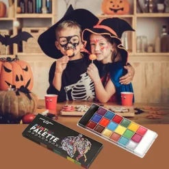 Professionell Ansikts- och Kroppsmålningskit 20 Färger Oljebaserad Palett Smink Cosplay Ansiktsfärg Icke-toxisk Ansiktsfärg För Alla Hudtyper För Julhall | Fyndiq> Smink