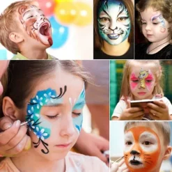 Professionell Ansikts- och Kroppsmålningskit 20 Färger Oljebaserad Palett Smink Cosplay Ansiktsfärg Icke-toxisk Ansiktsfärg För Alla Hudtyper För Julhall | Fyndiq><noscript><img width=