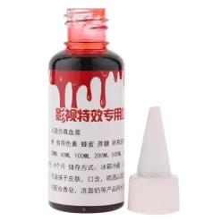 Professionell 30ml Låtsasblod Halloween Zombie Sår Ärrmakeup> Smink