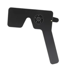 Professionell oftalmisk lorgnett 17 pinhole svart plast synprov ögon ockluder> Tillbehör