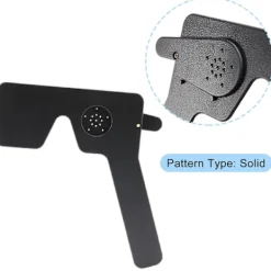 Professionell oftalmisk lorgnett 17 pinhole svart plast synprov ögon ockluder><noscript><img width=