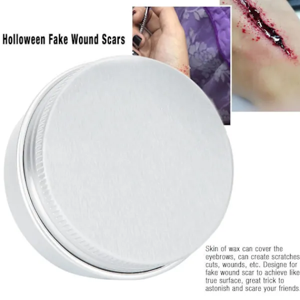 Professionell Scen Halloween Låtsassår Vax Halloween Smink Vax 03#> Smink