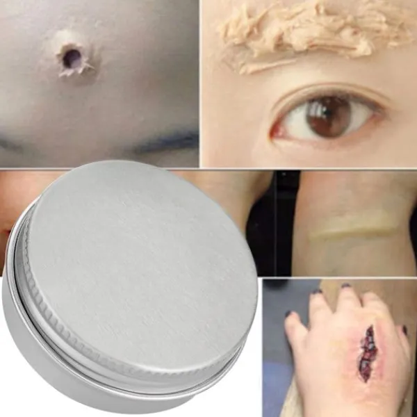 Professionell Scen Halloween Låtsas Sår Ärrvax Halloween Sminkvax 01#> Smink