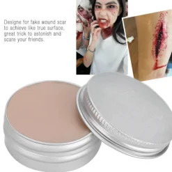 Professionell Scen Halloween Låtsas Sår Ärrvax Halloween Sminkvax 01#><noscript><img width=