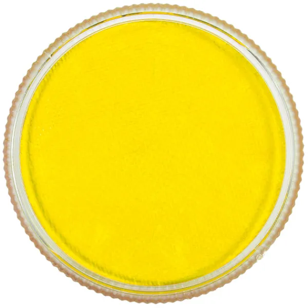 Professionell vattenbaserad matt kropps- och ansiktsfärg för scenmakeup (gul)> Smink