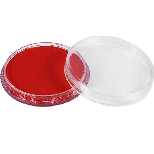 Professionell vattenbaserad matt kroppsmålningspigment Scen Ansiktsfärg Smink (Röd)> Smink