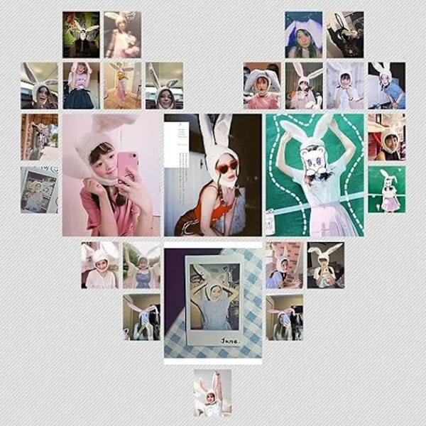 Påskkaninhatt Rolig Öron Plysch Huva Kvinnor Kostym Kaninhatt C> Huvudbonader