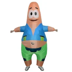 QD Högkvalitativ Maskot Tecknad Människokaraktär Stjärna Kostym Patrick Havsdjur Uppblåsbar Dräkt För Vuxna><noscript><img width=