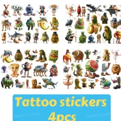 QQ-Italiensk Brainrot Tung Tung Sahur Tralalo Barn Födelsedagsfest Tillbehör Ballong Servis Kopp Tallrik Banner Leksak Presentdekoration> Smink