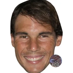 unbranded Rafael Nadal Kändis Mask, Platt Kort Ansikte> Masker