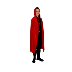 Sweden Quickstyle Cape med Huva Sammet one size> Tillbehör