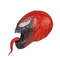 KOOLYOU Röd giftmask i latexhuvudbonader> Masker